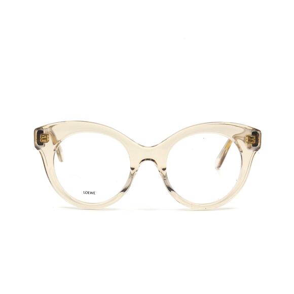 NEW LOEWE LW50074I 057 TRANSPARENT BROWN WOMEN'S EYEGLASSES FRAME - Picture 2 of 13